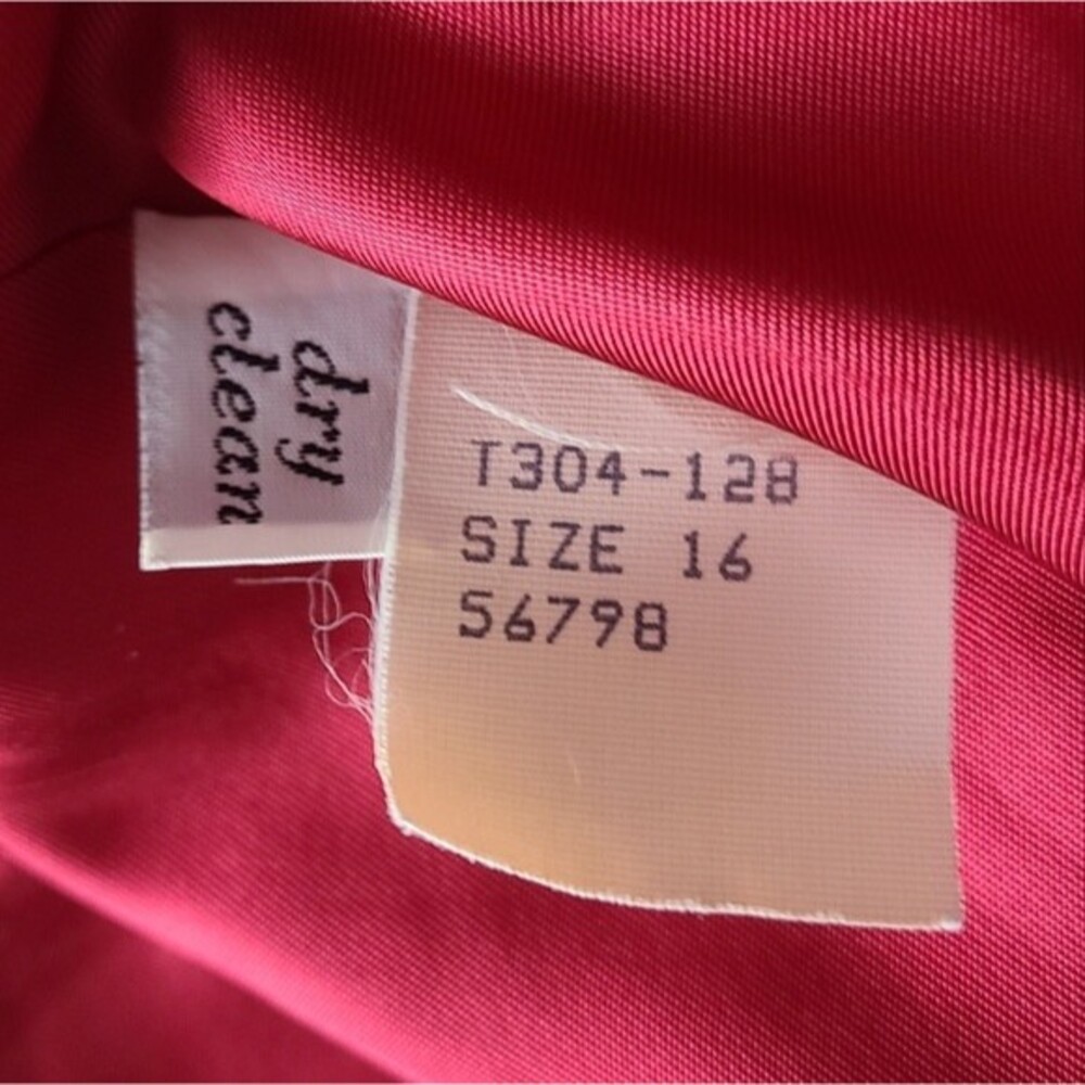 Pendleton 100% Virgin Wool Red Blazer - image 7